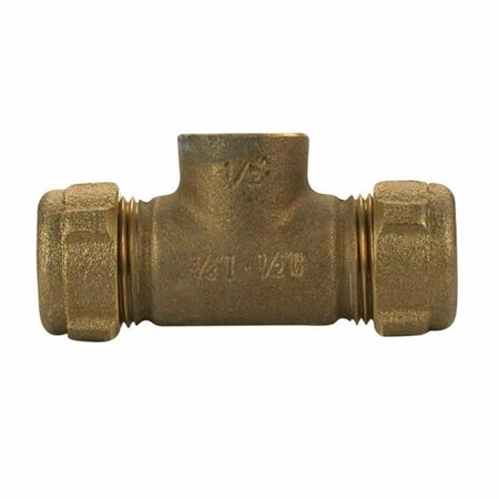 MUELLER INDUSTRIES Brass Moody Tee 0.5 in. 4343869